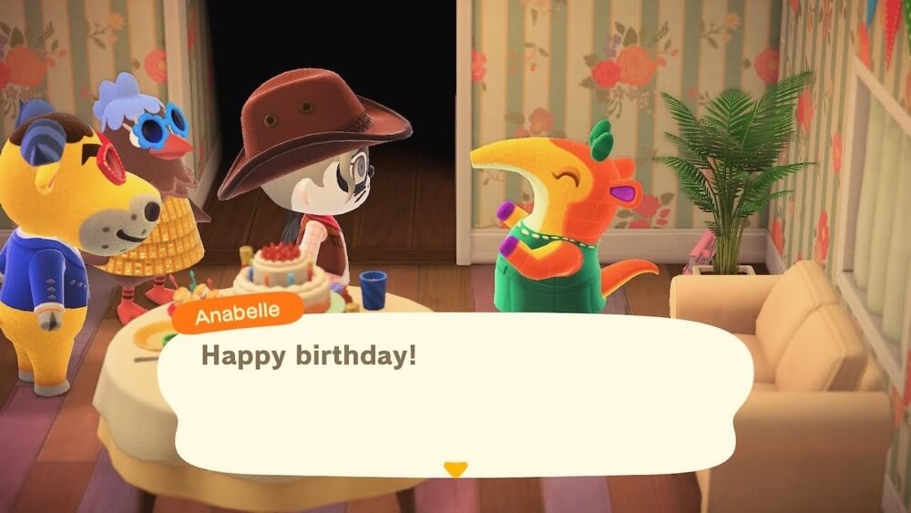 I had a party in animal crossing